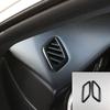 Carbon Fiber Color Center Console Water Cup Frame Decoration Trim For Mercedes Benz GLA X156 CLA C117 A Class W176 RHD LHD