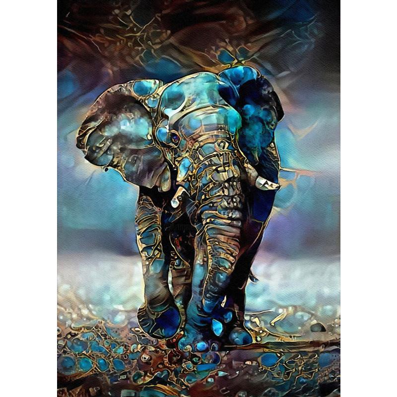 Pictură cu diamant DIY 5D Animale și peisaje interesante Broderie cu diamante Kit punct de cruce cu strass complet Mozaic Home Decor