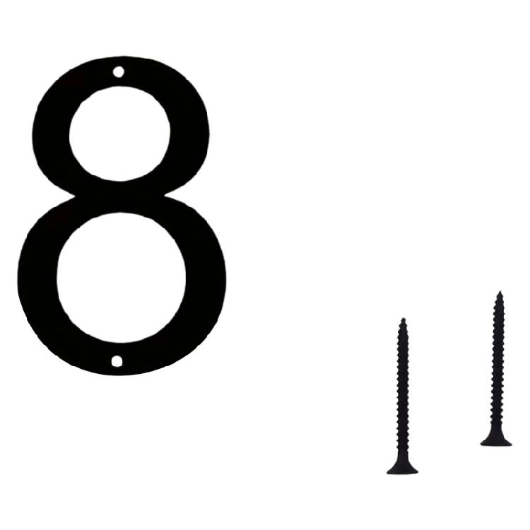 Black Floating Houses Number,Modern Houses Number for Outside,Home Address Number for Outdoor Garage Gate Street Wall