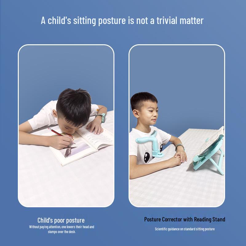 Children's Posture Corrector with Elbow Rest for Reading & Writing - Prevent Myopia & Hunchback