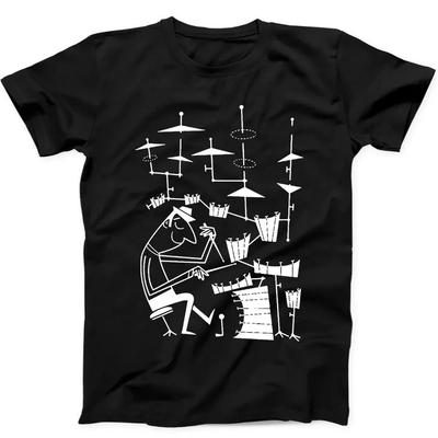 Play That Beat Drummer Drums Classic Jazz Rock Lustiges Geschenk T-Shirt Schwarz 279