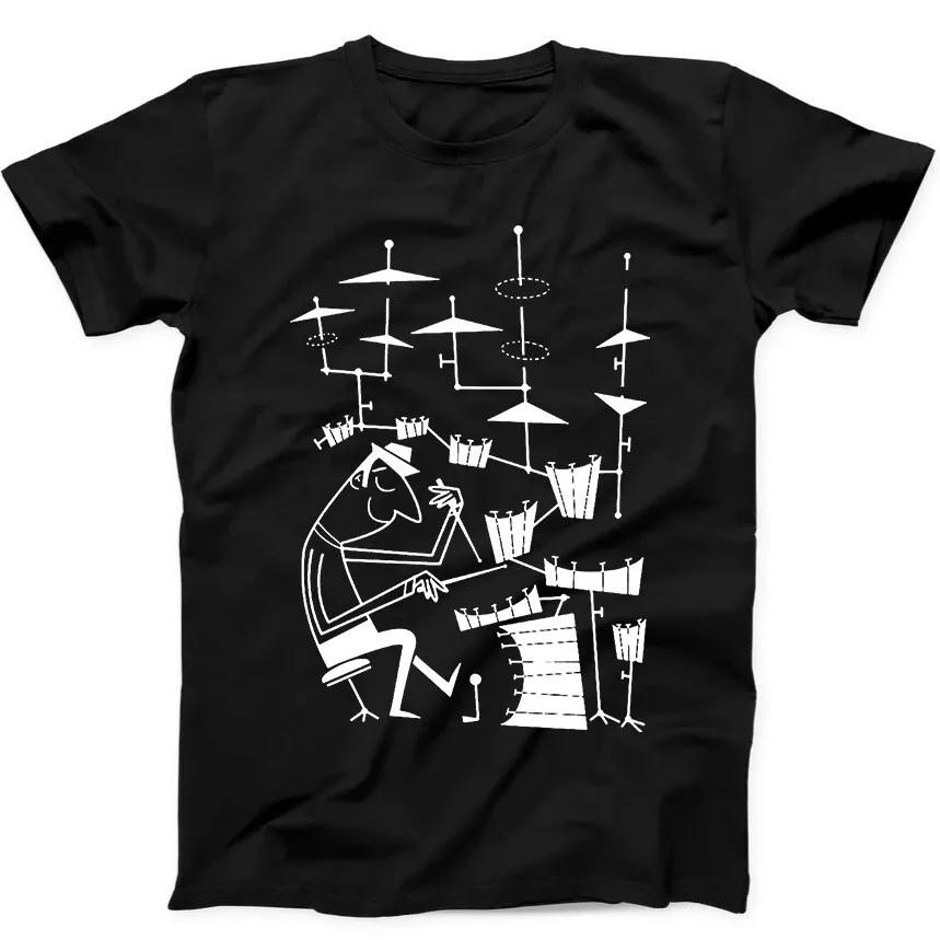 

Play That Beat Drummer Drums Classic Jazz Rock Funny Gift Tee Black T Shirt 279 L