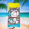 Cute Cartoon Character Printed Microfiber Beach Towel Quick Dry Soft Bath Towel For Kids Swimming