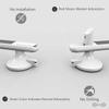 Home Elderly Armrest with No Drilling, Anti Slip Suction Cup Type, Reusable, Suitable for Ceramic Tiles, Glass, and Hard Plastic Surfaces