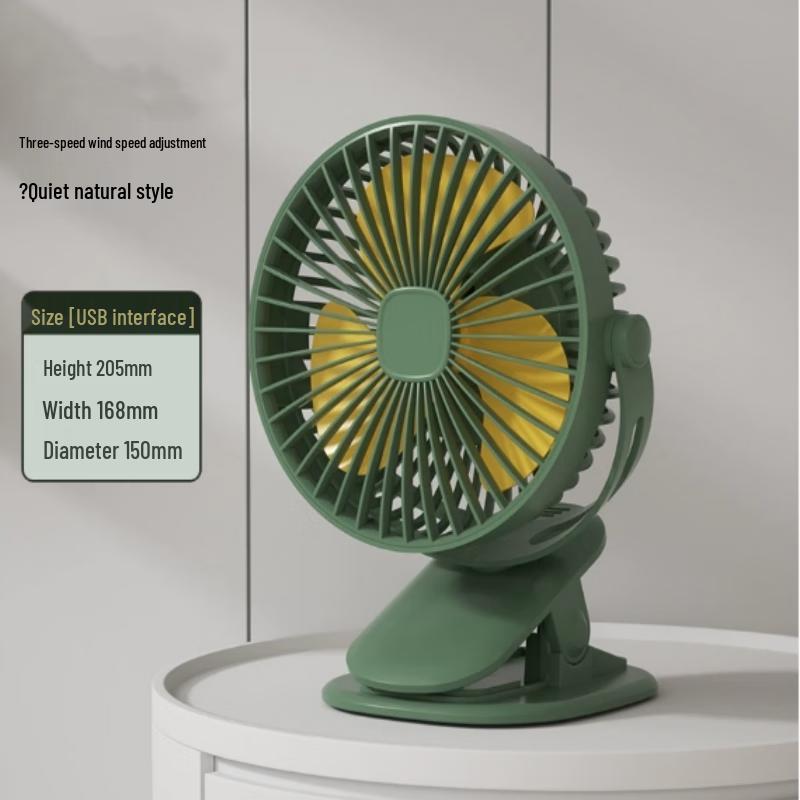 Portable USB Clip-On & Handheld Mini Fan