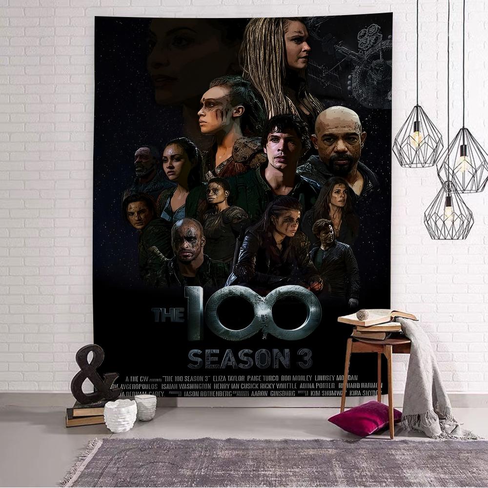 

The 100 Tv Series Anime Hanging Bohemian Tapestry Home Decoration hippie bohemian decoration divination Wall Hanging Home Decor 74x94cm(29x37in)