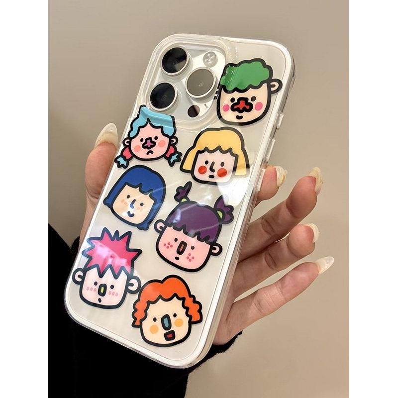 High-End Illustration Avatar Phone Case for Apple 17/16 Pro Max, 15, 14 Pro Max, 13 Pro - Hot Selling Design