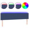 VidaXL LED Headboard Bedroom Furniture Double Bed Accessory Head of Bed Frame Interior Blue 3121870