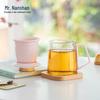Nanshan Xiansheng Pink Ceramic Mug with Coaster