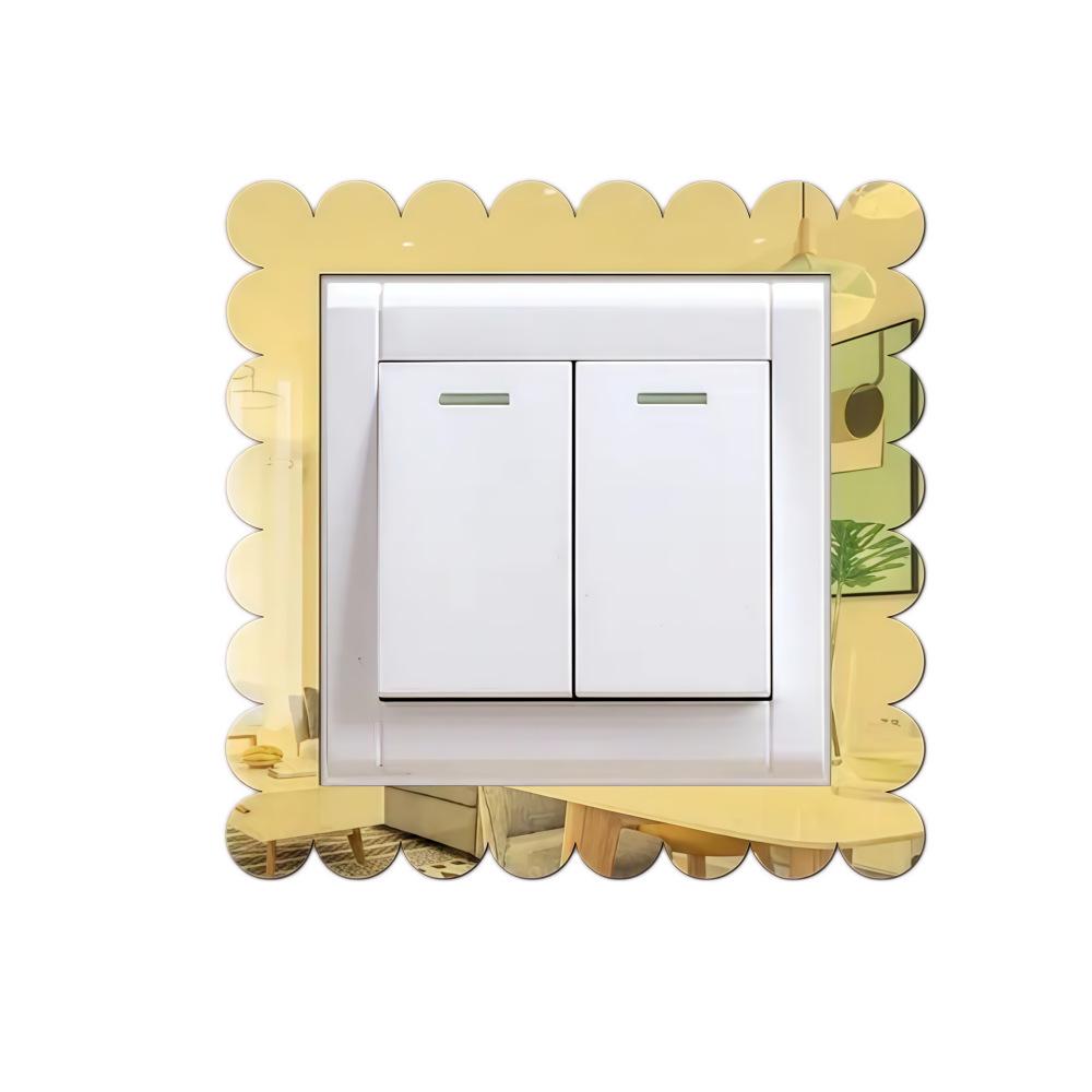 3D Self-Adhesive Decorative Wall Switch Mirror Sticker