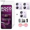 Full Gule Glass For Poco M7 Pro 5G Tempered Glass Poco M7 Pro Screen Protector Protective Phone Camera Lens Film Poco M7 Pro