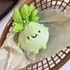 Japanese Cartoon Cabbage Plush Toy Pendant Keychain Creative Simulation Vegetable Plush Toy Bag Decor Keychain Cute Gift