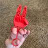 Mechanical Fidget Hand Robotic Hand with Articulated Fingers Portable Fidget Toy Hand with Strong Grip for Stress Relief Office Fun