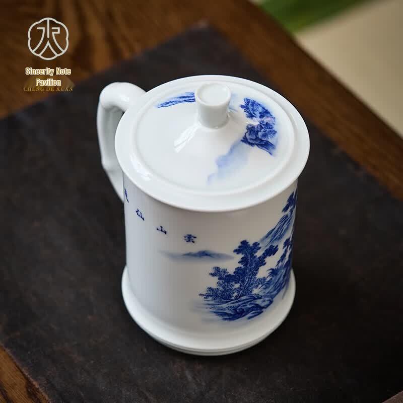 Jingdezhen Hand-painted Ceramic Office Tea Mug