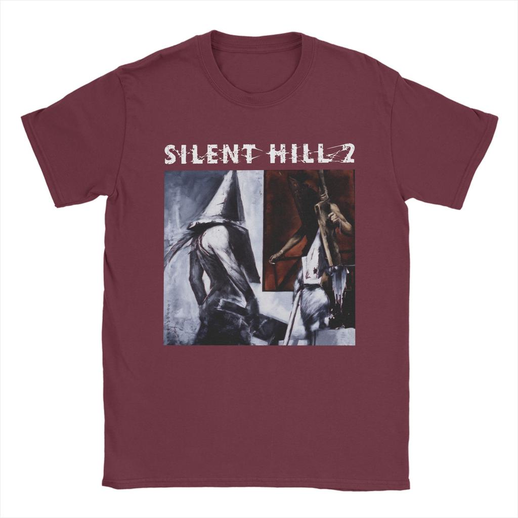 Silent Hill Game Lovers TShirt Unisex Vintage Pure Cotton Tees Crewneck Short Sleeve T Shirt Party Clothing