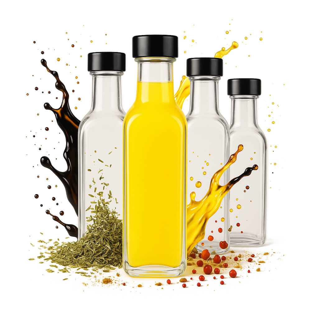 MARASCA 100ML Bottle GPI CAP FOR MOONLIGHT OLIVE OIL ALCOHOL GLASS BOTTLES