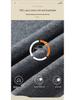 Men's Pure Cotton Thermal Underwear Set: High Neck Top & Bottoms for Cold Protection and Quick Warmth