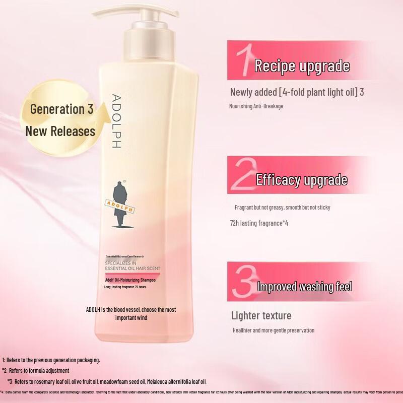 Adolph Essential Oil Scented Shampoo