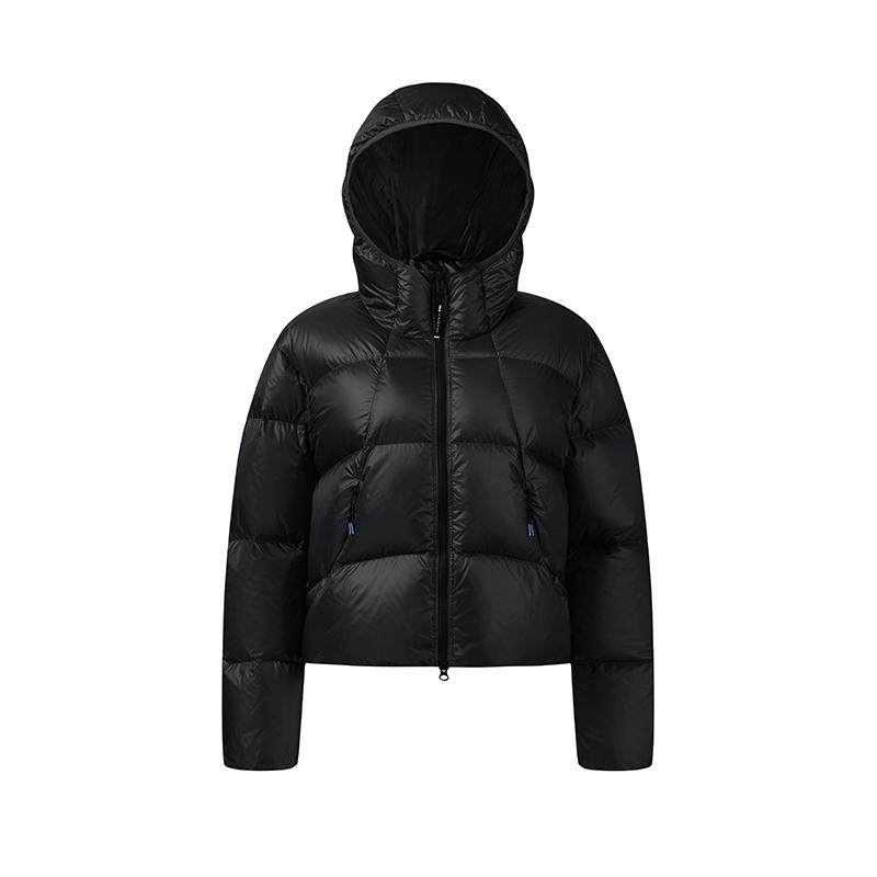 FILA Fitness Minimalist Personality Trendy Fashion Sports Casual Comfortable Versatile Warm Goose Down Jacket Women outerwear Deep-Black A11W541916FBK