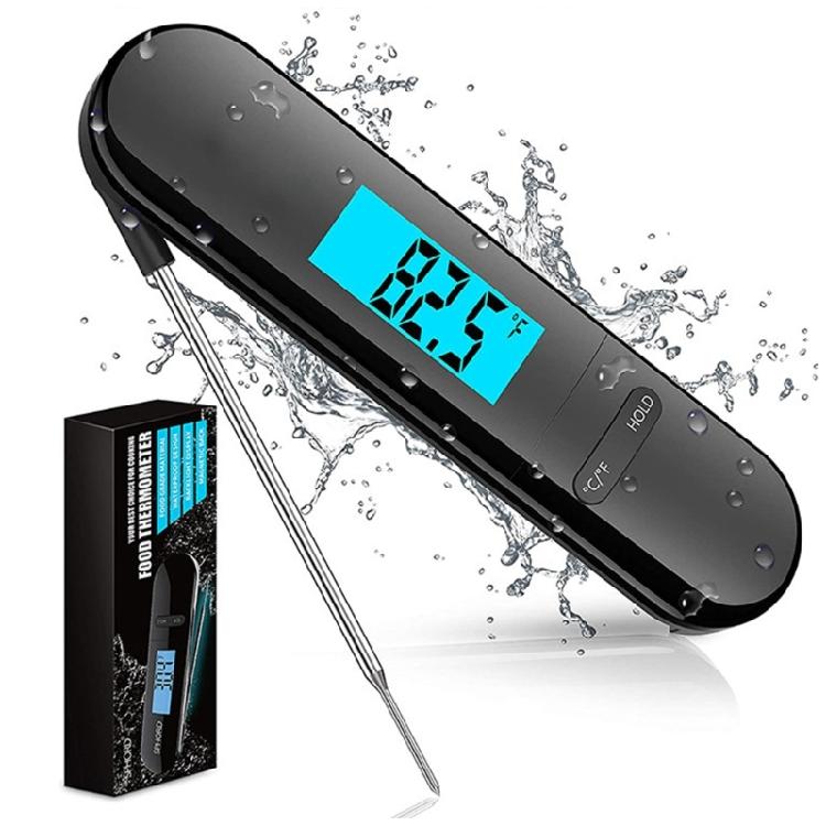 Food Thermometer Baking Temperature Measurement Electronic Probe Foldable Gauges