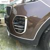 Car Front Fog Light Lamp Frame Decorative Sequ Cover Trim Fit For KIA Sportage 2016 2017 2018 ABS Chrome Accessories Exterior