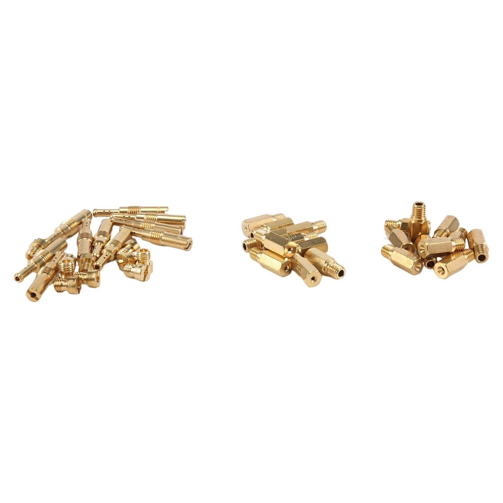 30Pcs Carburetor Main and 10Pcs Slow Pilot for PWK CVK PWM