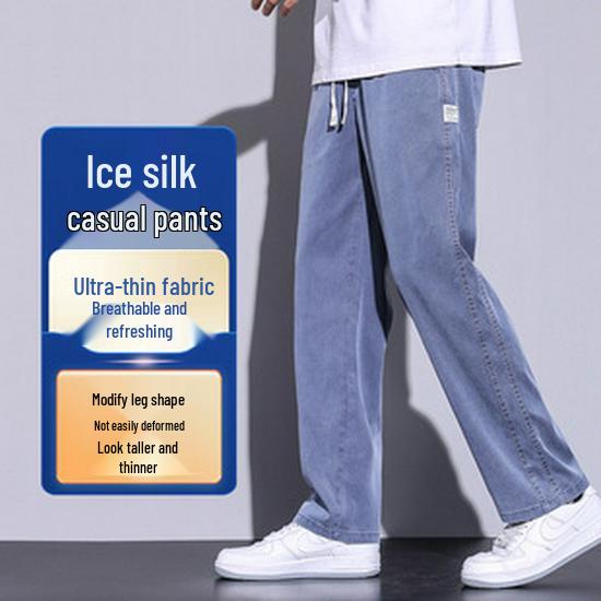 Pantaloni Casual Elasticizzati Dritti Slim Fit da Uomo Lee