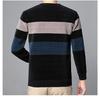 Men's Winter Chenille Velvet Thickened Knit Sweater Hoodie - Round Neck Casual Base Layer.