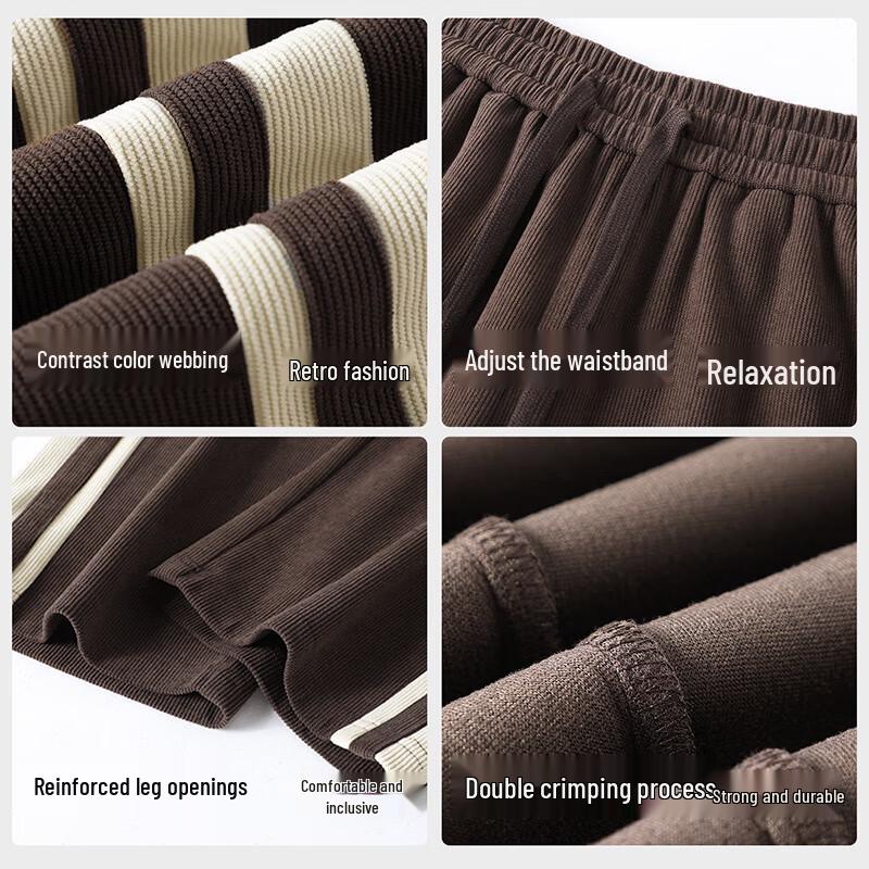 GLM Herren Casual Weitbeinige Hose