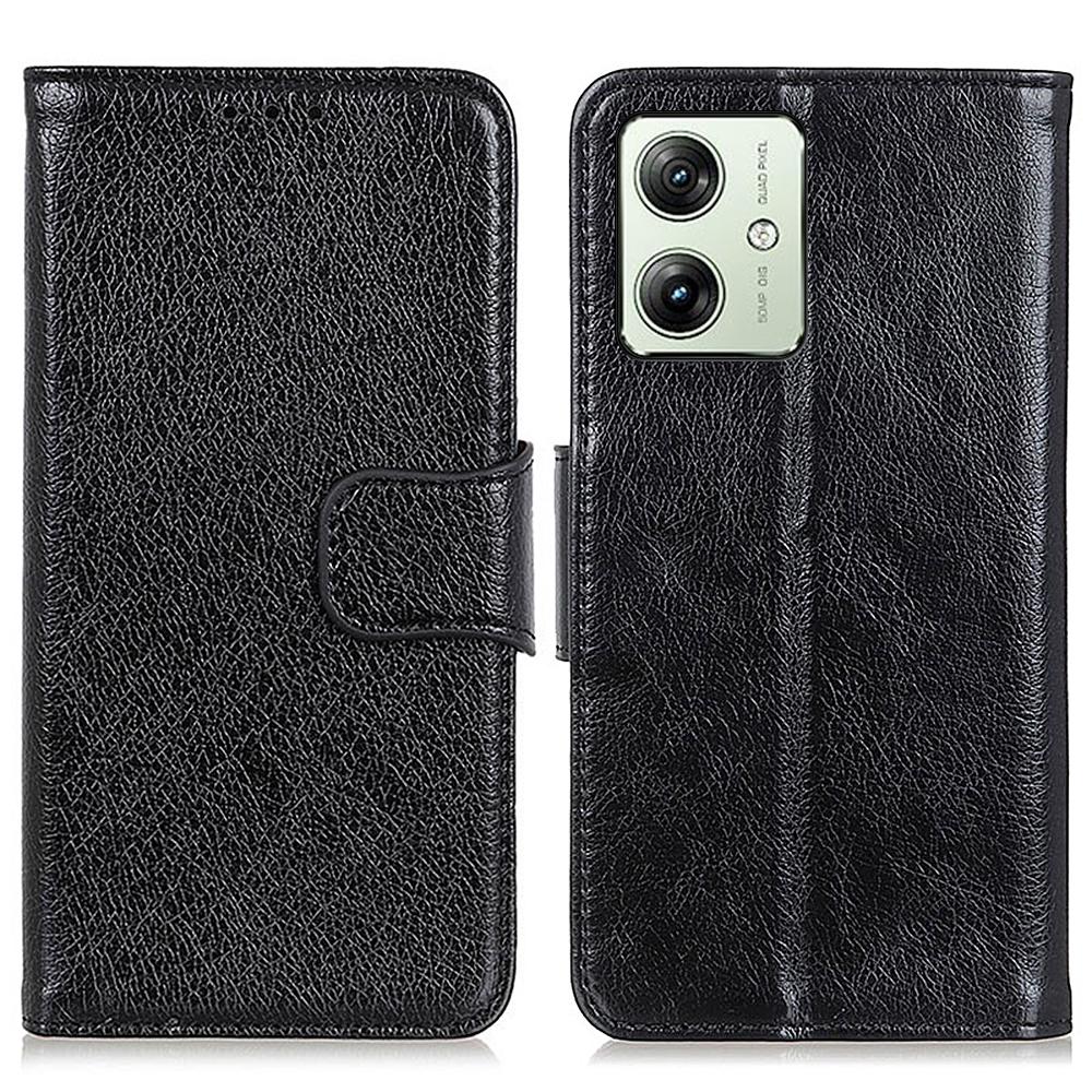 For Motorola Moto G64 5G/G54 Power 5G Case Nappa Texture Split Leather Wallet Phone Cover