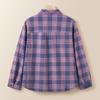 YUZHAOLIN Women's 100% Cotton Plaid Long Sleeve Blouse