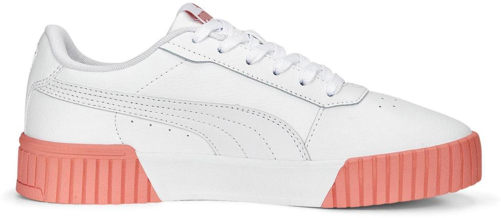 Women's Puma Carina 2.0 Sneakers (385849) Puma White/hibiscus Flower/puma Gold