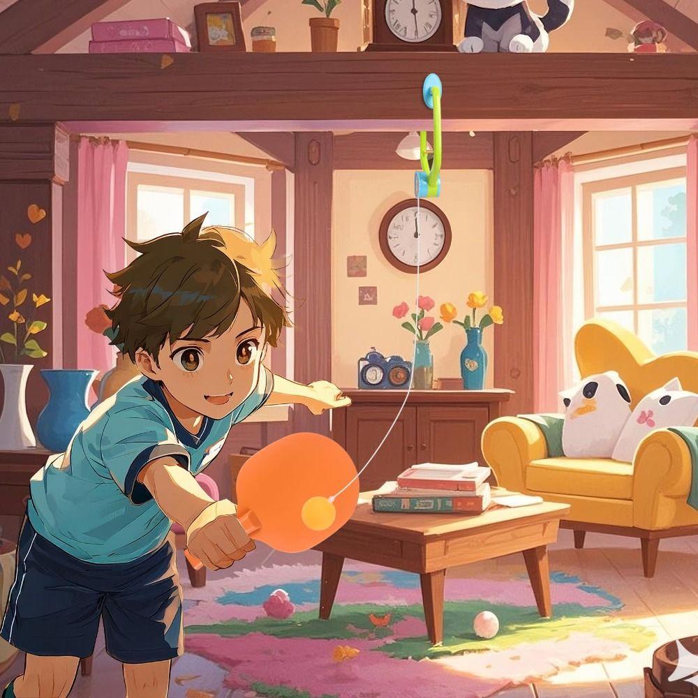 Hand-Auge-Koordination Tür Tischtennis Spiel Set Verstellbar Hängend Tischtennis Über die Tür