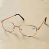 Retro Metal Frame Resin Comfortable Reading Glasses Women Men Lightweight Prescription Reading Glasses Eyeglasse Diopter+1.0+4.0