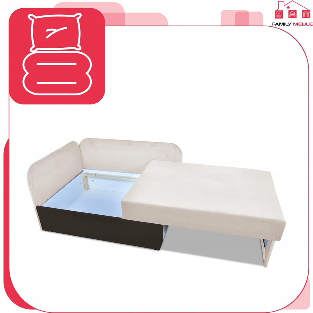 Narożnik dziecięcy Denis Duo rozkładany pojemnik łóżko dzieci materac kubuś