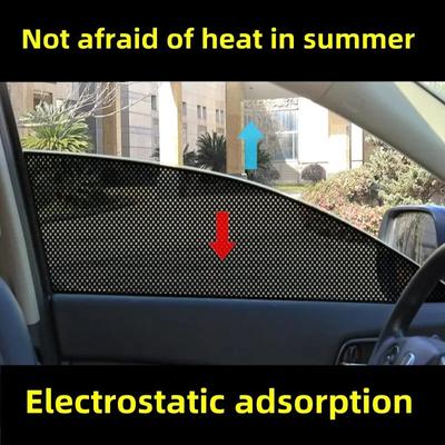2 Stück Langlebige Auto Schiebedachfolie Hochwertige Sonnenschutzfolie Aufkleber Abdeckung Anti-UV PVC Elektrostatische Aufkleber