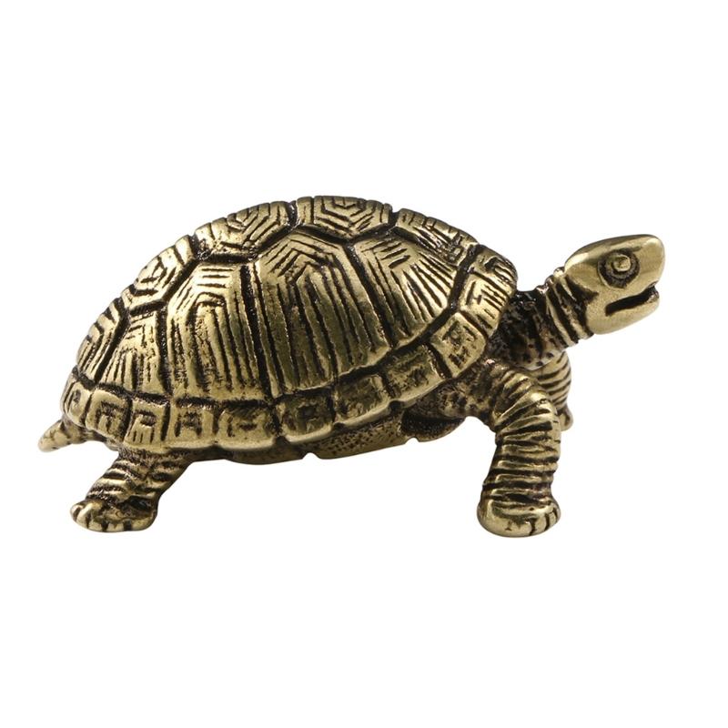 Brass Turtles Shelf Decors Accent,Animal Figurines Tabletop Centerpieces Home Decorations Turtles Decorative Objects