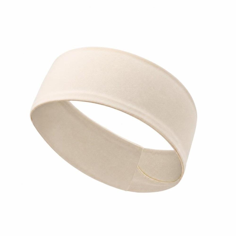 Solid Color Yoga Headbands Hair Fixing Hole Fitness Hair Bands Sports Headbands  Workout Use
