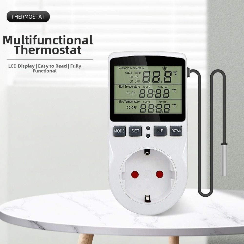 Digital Display Timer Socket Timer Switch Temperature Controller  Heating Control