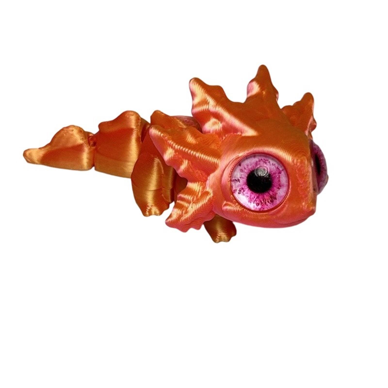 

3D-печать Саламандра Детеныш Симуляция Глаз Шарнир Игрушка Подвижная Игрушка Подарок One Size