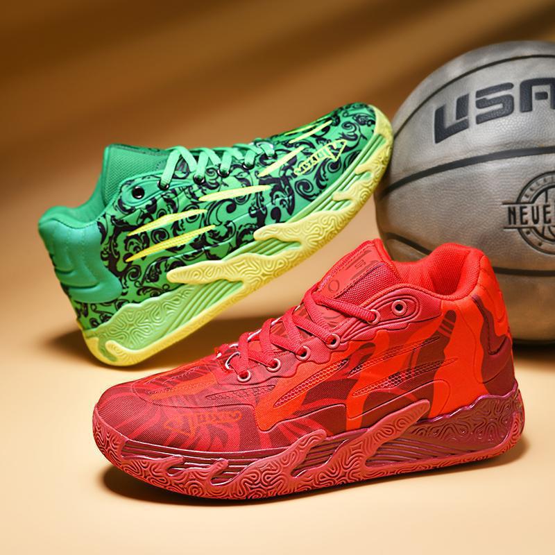 Spring high-top basketball men's shoes 2025 new cement nemesis teenager junior high school students actual sports shoes