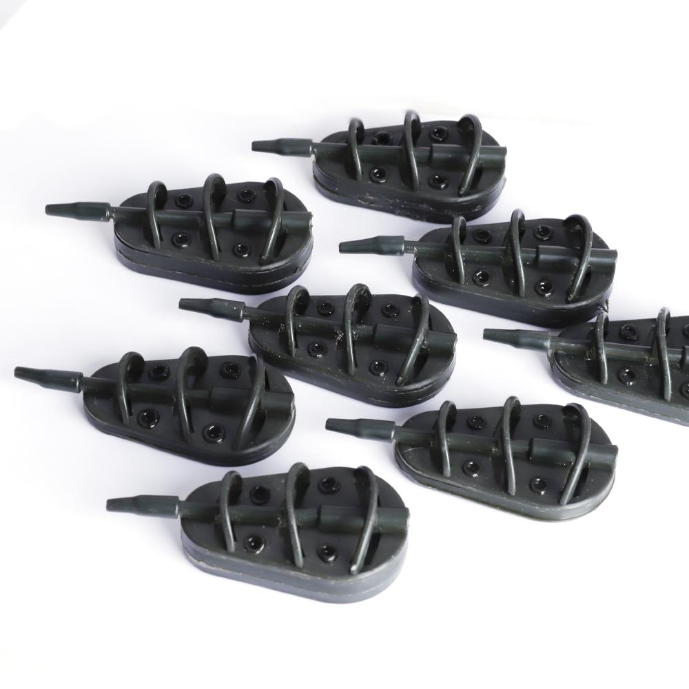 FTK 1pcs Carp Bait Cage Feeder Zinc Alloy Construction, Weight Ranging From 20g/1.06oz To 100g/3.53oz