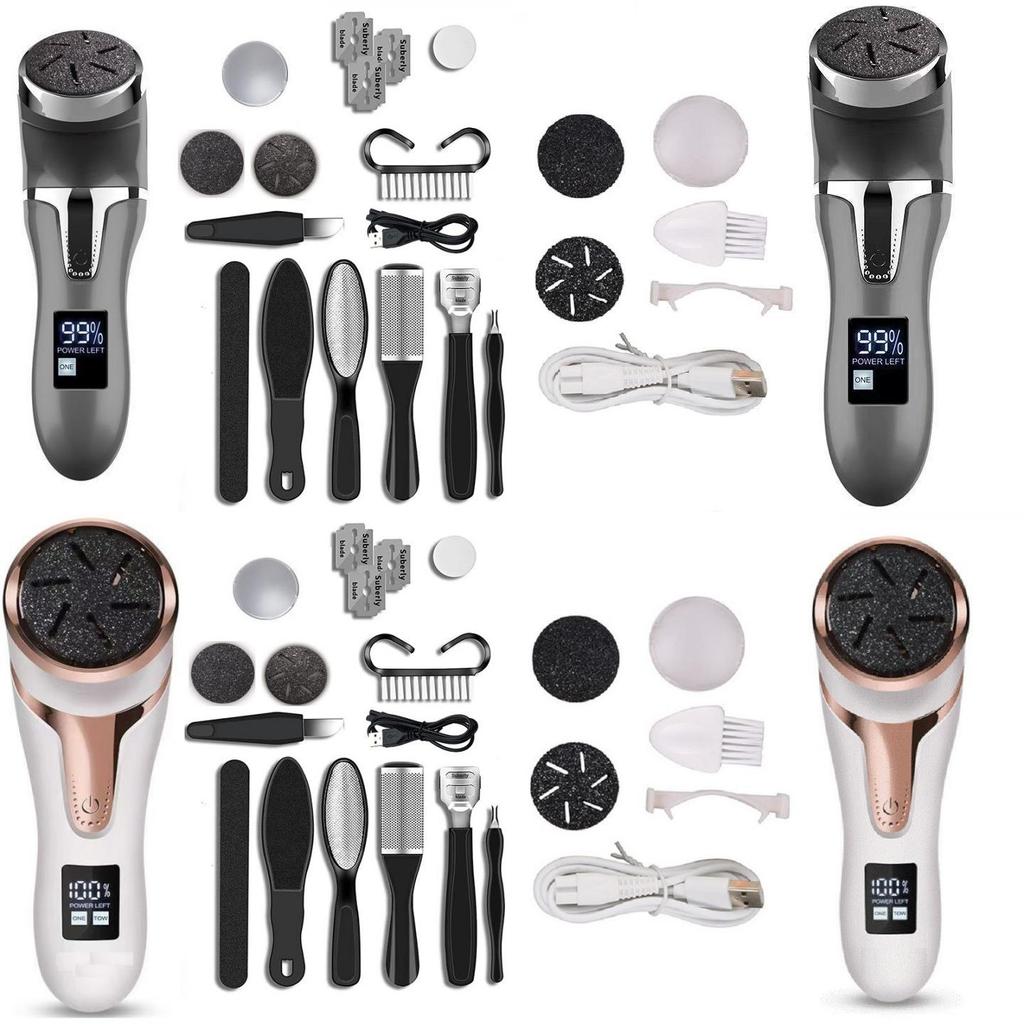 Electric Foot Callus Remover With Display Waterproof Rechargeable For Home Spa