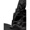 Black Pleated Witch Hat Costume Prop - One Size for Halloween Parties