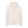 Light down jacket women's autumn and winter new short white duck down winter hooded and thin casual coat tide