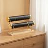 Versatile Freestanding Jewelry Display Rack with Wooden Base Sturdy Bangle