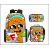 Rhythm Box Peripheral Elementary School Bag Large Capacity Starry Sky Backpack Three-piece Set