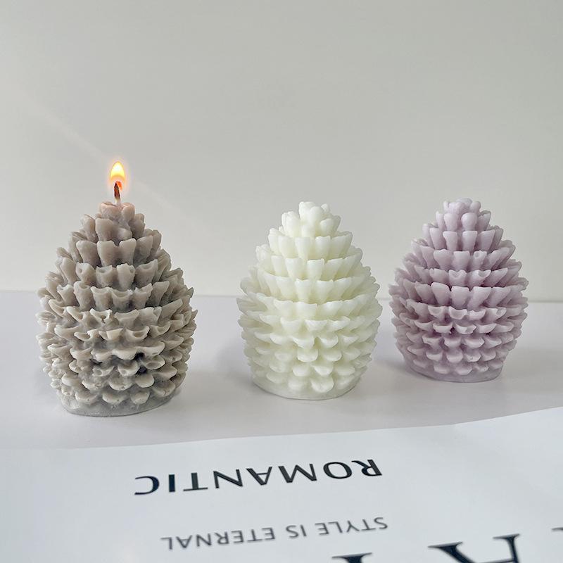 Pine Nut Shaped Aromatherapy Candle Mold DIY Hand Soap Gypsum Pendant Grinding Tool Hand Resin Soap Mold