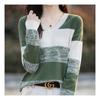 NaVaVa Women Casual STriped V Neck Long sleeVe KniT T shirT Nk2284