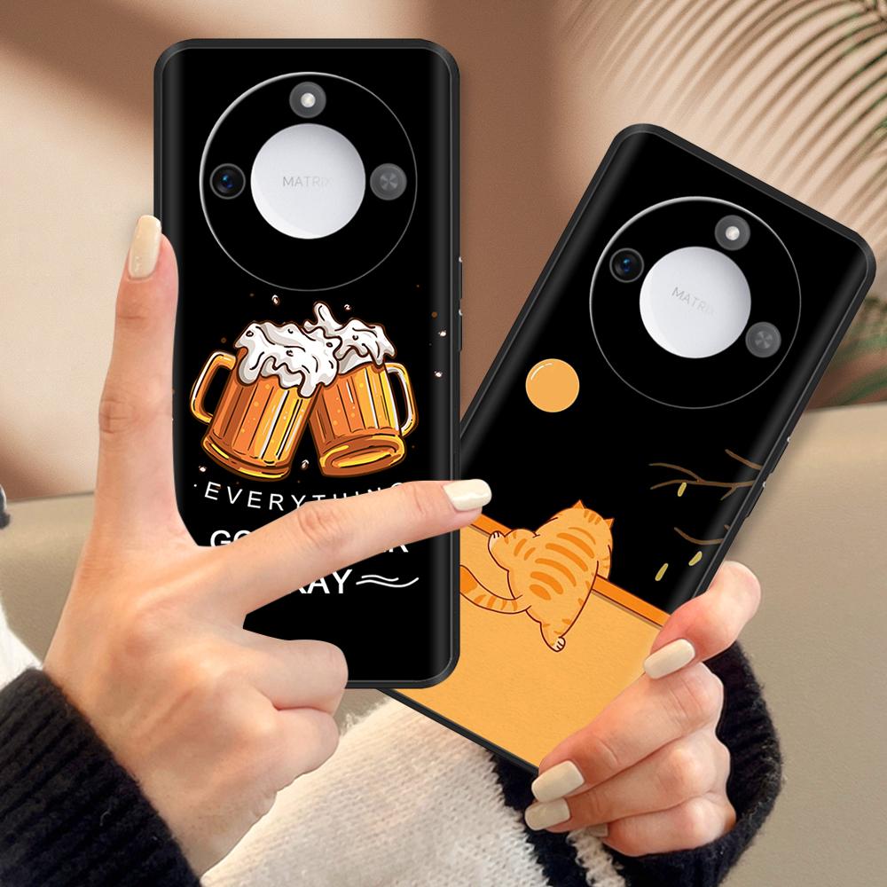 For Honor X60 Case Honor X60 Pro BRP-AN00 Cute Cartoon Painted Cover Soft TPU Phone Case For Honor X60 Pro X60Pro X60i 5G Bumper